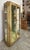 Vintage Laquered Faux Goatskin and Glass Vitrine Cabinets, Pair For Sale - Image 4 of 10