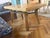 Vintage French 1940’s Wood Dining Table With Parquetry Checkered Top For Sale - Image 12 of 12