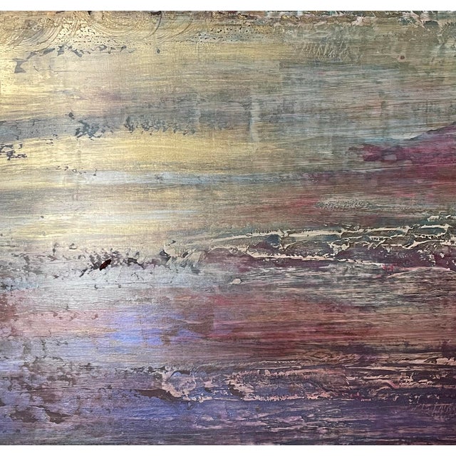 Original Abstract Seascape. Large Painting Acrylic on Board For Sale In Raleigh - Image 6 of 12