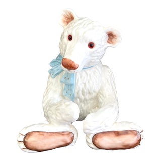 English Bone China Porcleain Bear Nightlight For Sale