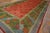 Arts & Crafts 1900s Pink Rose Floral Arts & Crafts Antique Irish Donegal Rug 9' X 17'7" Handknotted Wool Carpet For Sale - Image 3 of 11