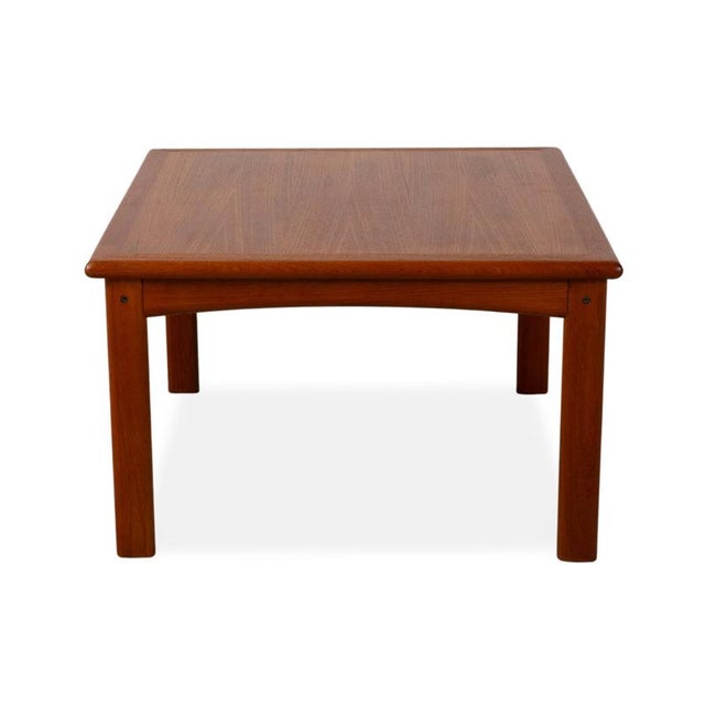 Mid-Century Wooden Coffee Table in Brown For Sale - Image 10 of 11