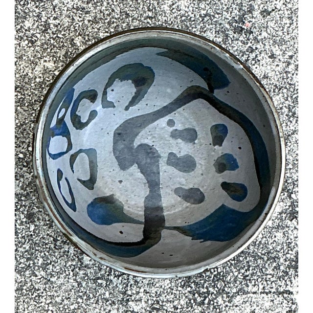 Vintage Original Studio Pottery Bowl For Sale - Image 11 of 12