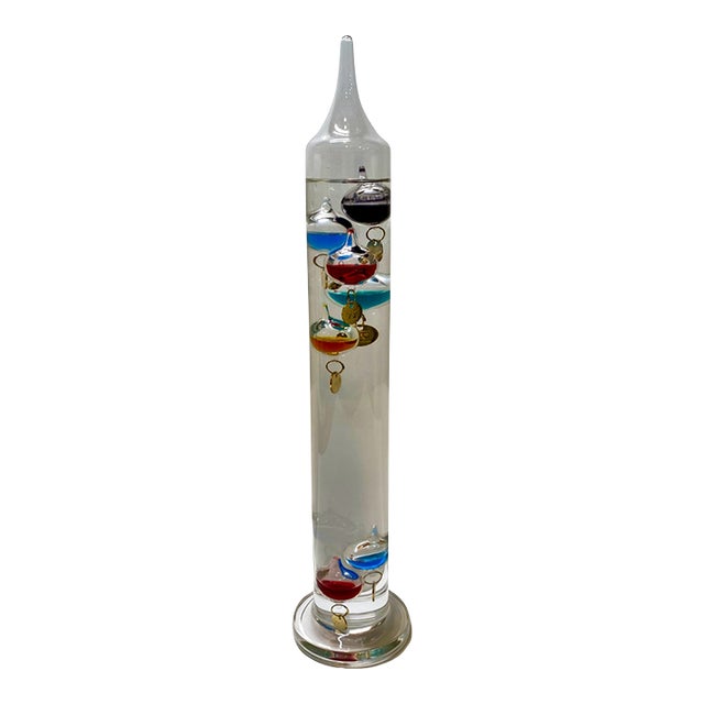 1980s Galileo Thermometer Collector's Item For Sale