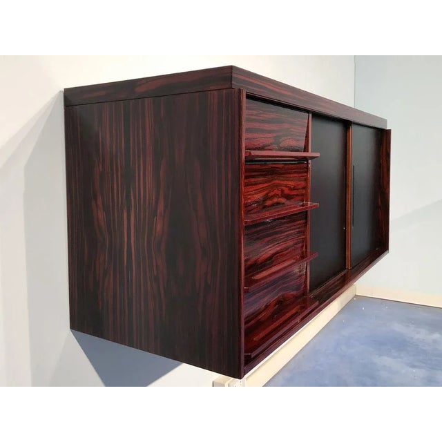 Mid-Century Italian Macassar Ebony Sideboard, 1950s For Sale - Image 18 of 18