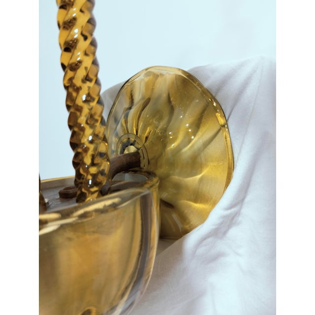 Wall Lights by Ercole Barovier for Barovier & Toso, 1940s, Set of 2 For Sale - Image 6 of 7