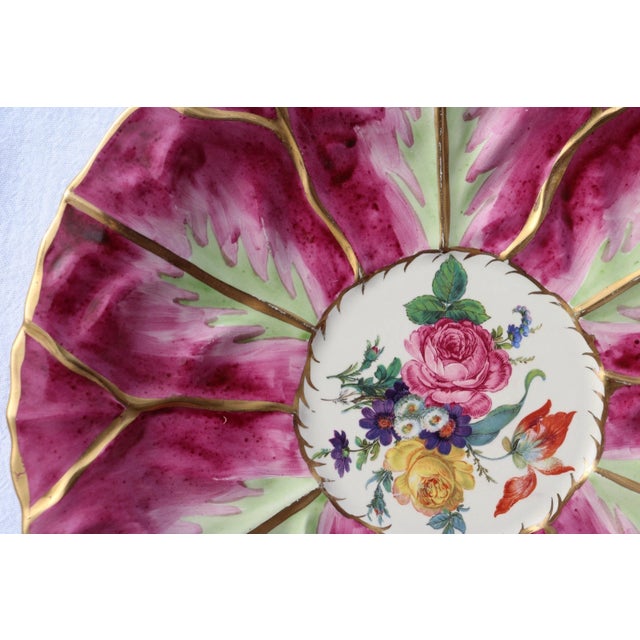 Mid Century Mottahedeh Red Cabbage Tureen With Under Plate For Sale In Cincinnati - Image 6 of 11