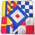 Vintage Leacock Nautical Naps Signal Flag Cocktail Napkins by Dessin Deux, Set of 11 For Sale - Image 10 of 11