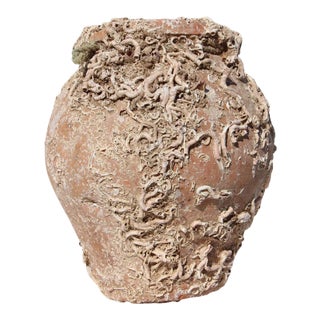 19th Century Antique Terracotta Octopus Trap Undersea Pot For Sale