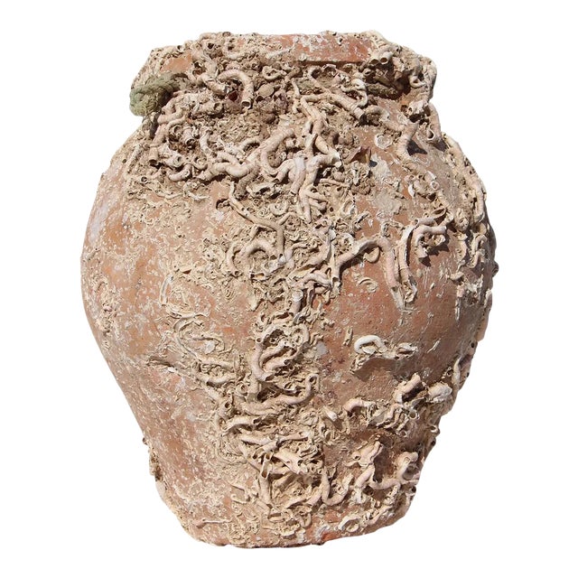 19th Century Antique Terracotta Octopus Trap Undersea Pot For Sale