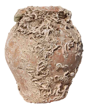 19th Century Antique Terracotta Octopus Trap Undersea Pot