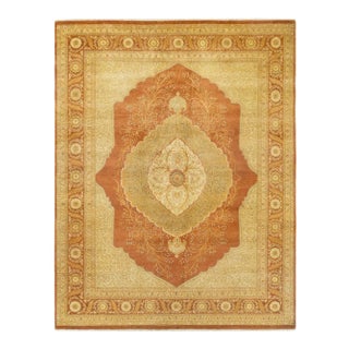 Mogul Collection Hand-Knotted Area Rug - Brown 8' 4" x 10' 7" For Sale