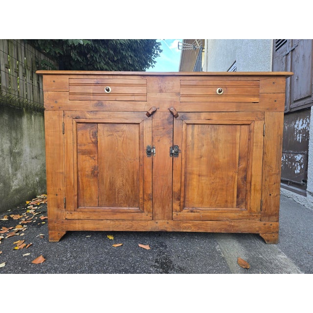 Antique Farmhouse Sideboard in Cherry Wood, 1900 For Sale - Image 13 of 13