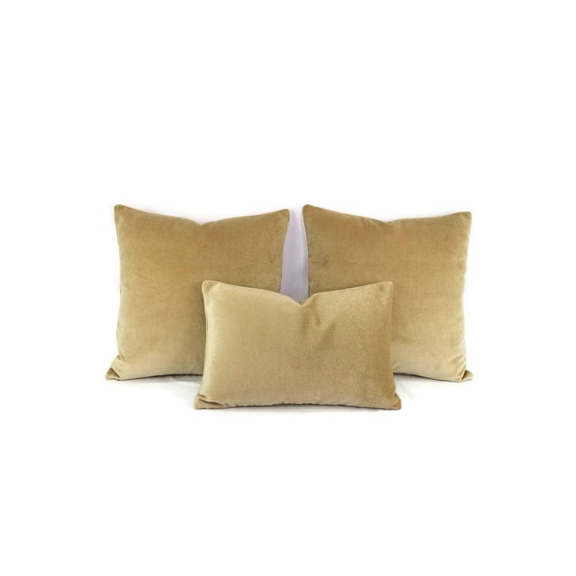 Textile Holly Hunt Aqua Velvet Sand Pillow Cover For Sale - Image 7 of 10
