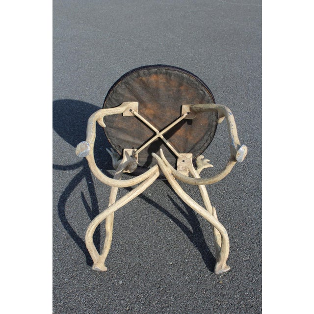 Attributed to Arthur Court Antler Side Chair 1970s For Sale - Image 16 of 18