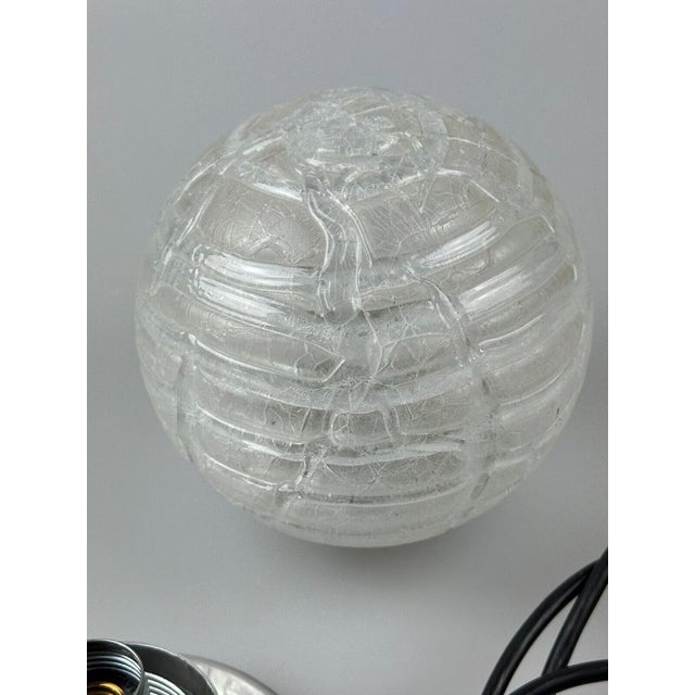 60s 70s table lamp bedside lamp Chroma Doria Glass Space Age Design Object: table lamp Manufacturer: Doria Condition: good...