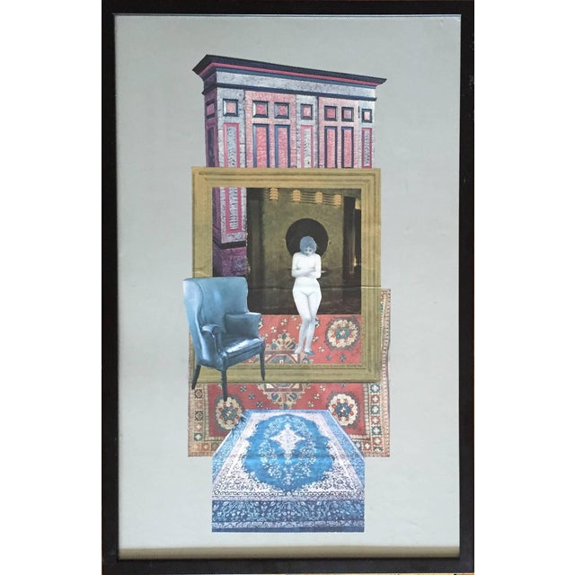 Reginald Case, Geruchte (Rumors, Referring to Persecution of Jews) Original Collage, 1978 For Sale