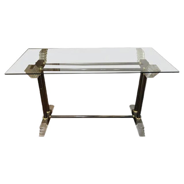 Vintage Methacrylate Console Table For Sale