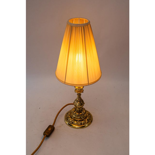 Historistic Table Lamp with Original Cut Glass Shade, Vienna, 1890s For Sale - Image 10 of 18