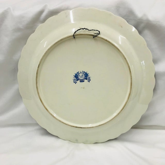 Late 20th Century Delft Blue and White Platters - Set of 2 For Sale - Image 6 of 8
