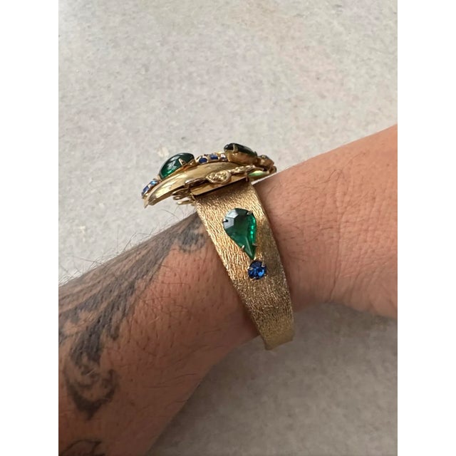 Mid 20th Century Mid 20th Century Selro Selini Clamper Cuff Bracelet For Sale - Image 5 of 5