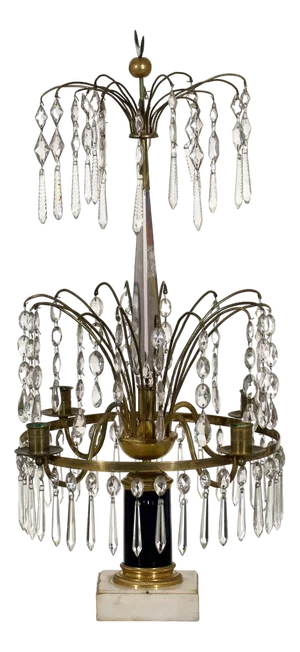 Swedish Girandole Candleholder, 1810s