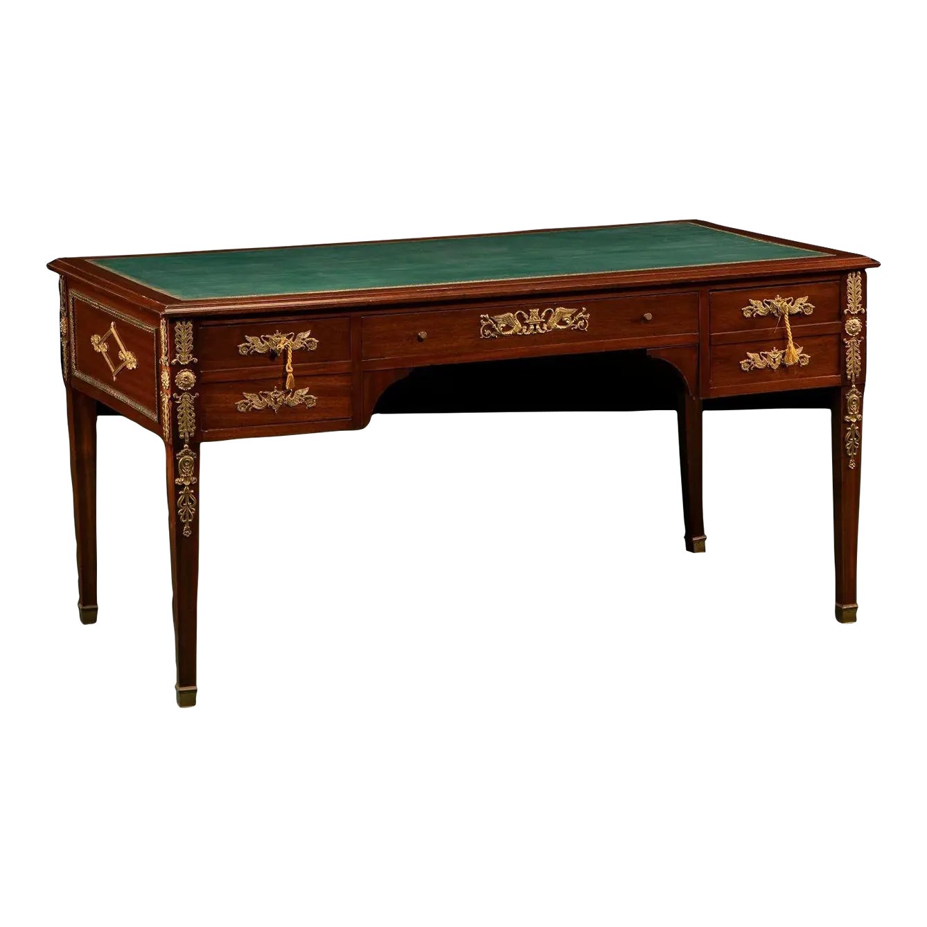 French 19th Century EmpireStyle Desk Chairish