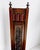 Wood Vintage Gothic Revival Oak Hall Chair With Carved Back and Casters For Sale - Image 7 of 12