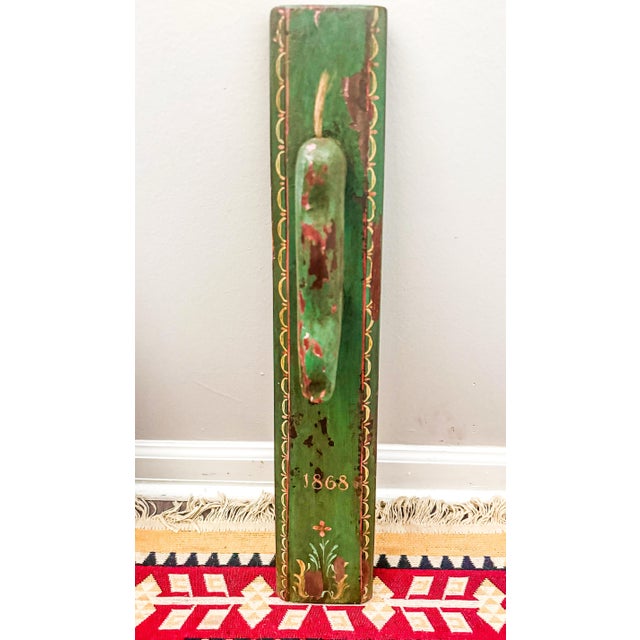 Rare Pair of 19th-Century Norwegian Courtship Mangle Boards - Dated 1868 & 1879 For Sale - Image 4 of 12