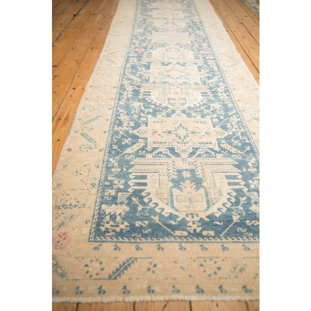 Vintage Distressed Northwest Persian Rug Runner - 3'3" x 14'3" For Sale - Image 9 of 12