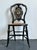 Victorian Vintage Paper Mache Inlay Chair For Sale - Image 3 of 12