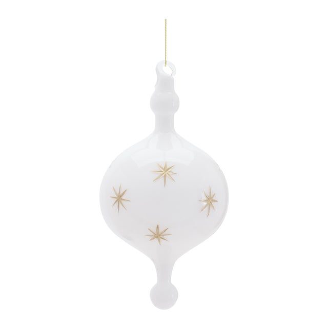 Contemporary Glass Ornament Set of 6 For Sale - Image 3 of 5