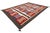 Contemporary Navajo Style Wool Rug – Modern Geometric American Textile Accent For Sale - Image 10 of 13