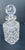 Glass Mid 20th Century Crystal Whiskey Decanter For Sale - Image 7 of 8