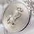 1970s Vintage Italian Handmade Sterling Silver 925 Medallion and 835 Chain with Taurus Zodiac, Italy, 1970s For Sale - Image 5 of 12