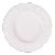 Pierced Porcelain Floral Dinner Plates, 11″ - White, Set of 4 For Sale