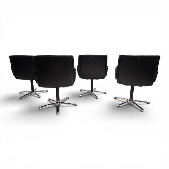 Delta Swivel Chairs by Delta Design for Wilkhahn, 1970s, Set of 4 For Sale - Image 9 of 18