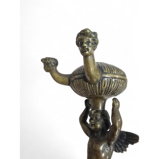 Roman Revival Bronze Incense Burner, 19th Century For Sale - Image 4 of 14