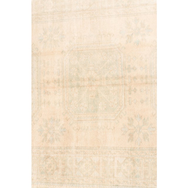 Vintage Circa 1940 Subdued Turkish Oushak Runner 4ft 7in X 11ft 3in For Sale In New York - Image 6 of 9