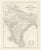 Antique Map of British India with Princely States and Railways, 1859 For Sale - Image 3 of 9