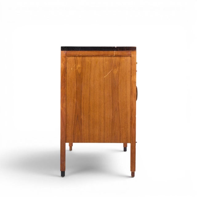 Calvin Kipp Stewart for Calvin Mid Century Ebonized Teak Credenza For Sale - Image 4 of 11