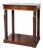 Console Table in Mahogany Feather with Black Belgian Marble Top, France, 1800s For Sale