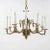 French Empire Style Ebonized Bronze Twelve-Light Chandelier, Early 20th Century For Sale - Image 6 of 13