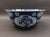 Chinoiserie Mid 20th Century Maitland Smith Large Chinoiserie Blue & White Porcelain Centerpiece Bowl For Sale - Image 3 of 8