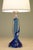 Mid-Century Modern 1960s Mid Century Modern Val St Lambert Signed Belgium Marine Swirl Solid Blown Art Glass Table Lamp Murano For Sale - Image 3 of 11