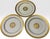 1900 - 1909 Antique Minton for Tiffany and Co. Gold-Encrusted Dinner Plates - Set of 18 For Sale - Image 5 of 17