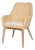 Ava Arm Chair, Beige, Rattan For Sale