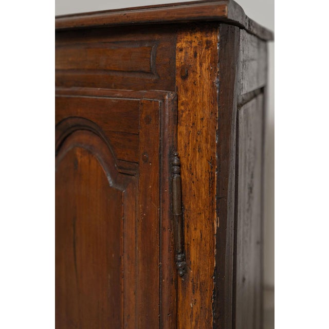18th Century French Provincial Louis XV Corner Cabinet For Sale - Image 9 of 18