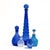 Lavender Lilac & Lapis Eclectic Glass Bottle Curation - Group of 10 For Sale - Image 4 of 17