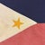 Mid 20th Century Vintage Cotton Sewn Flag of the Philippines For Sale - Image 5 of 6